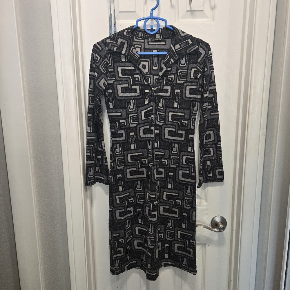 Grifflin Paris Vintage Fun Geo Retro Dress Size M?